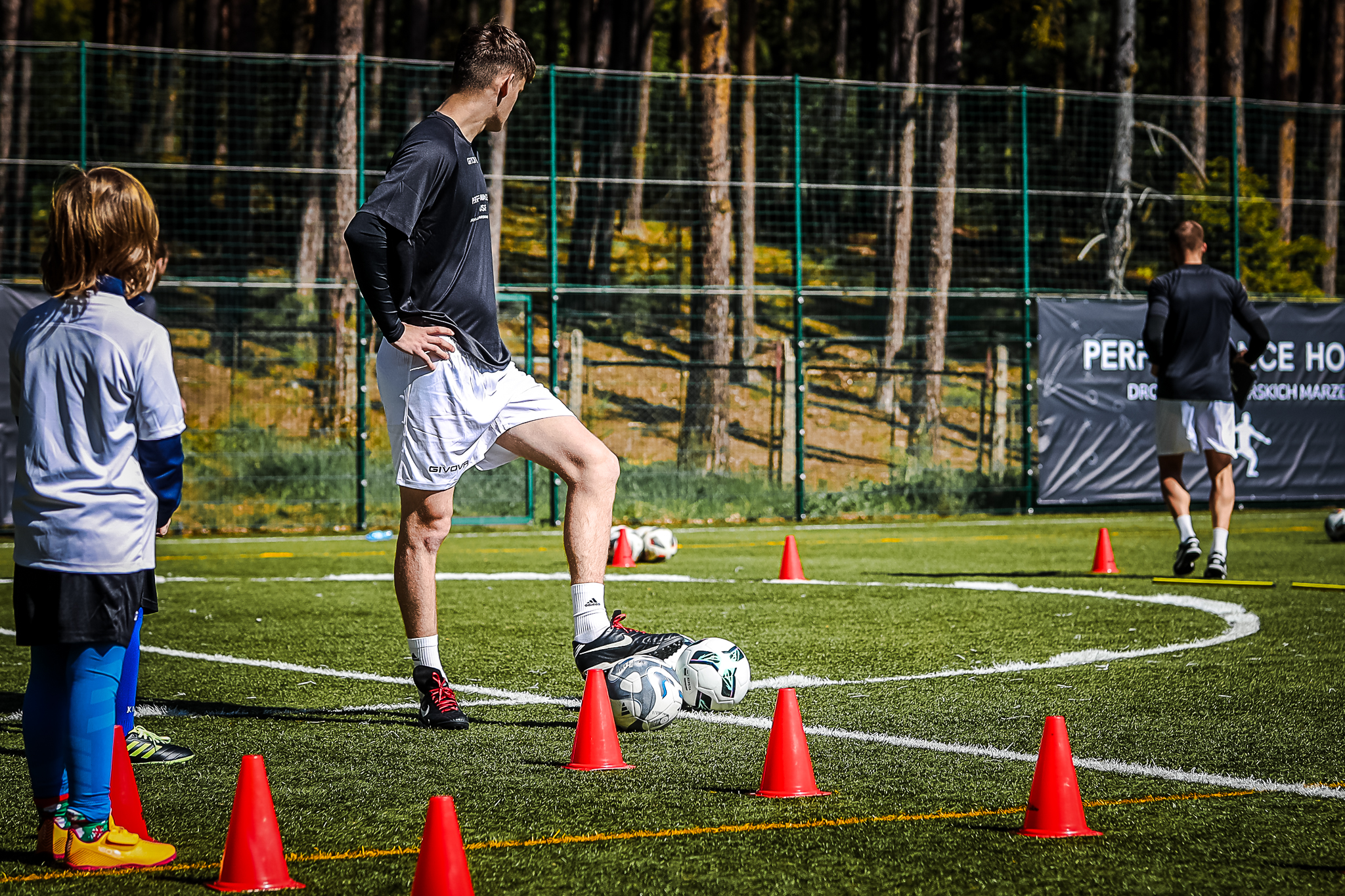 Trening piłkarski